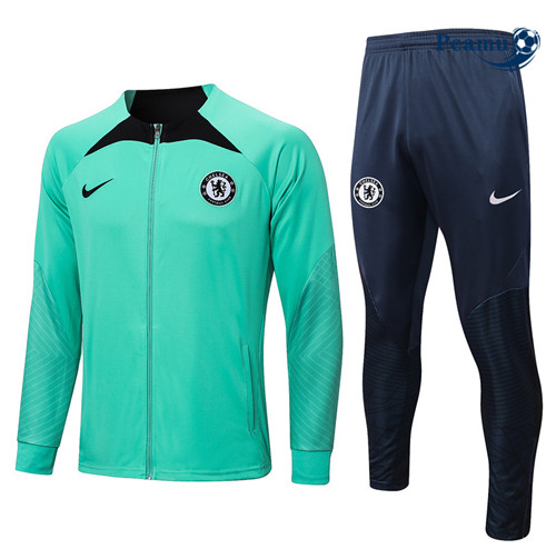 Peamu - Maillot foot Veste Survetement Chelsea vert 2022/2023 Outlet