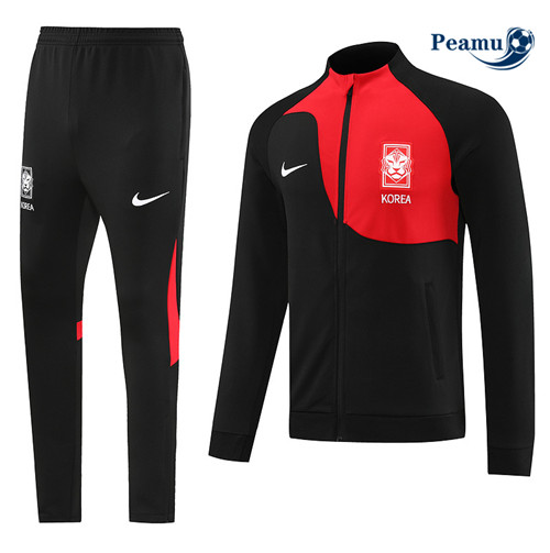 Peamu - Maillot foot Veste Survetement Corée noir 2022/2023 Original