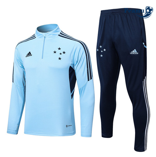 Peamu - Maillot foot Survetement Cruzeiro Bleu 2022/2023 Soldes