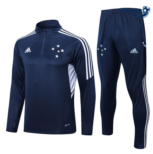 Peamu - Maillot foot Survetement Cruzeiro Bleu 2022/2023 Chinois