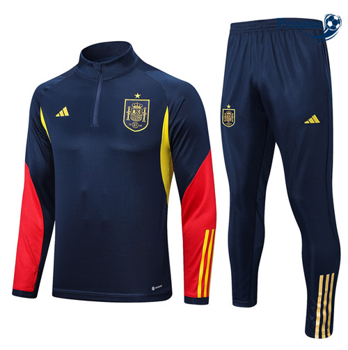 Peamu - Maillot foot Survetement Espagne Bleu 2022/2023 prix