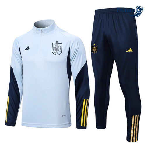 Peamu - Maillot foot Survetement Espagne Bleu 2022/2023 Outlet