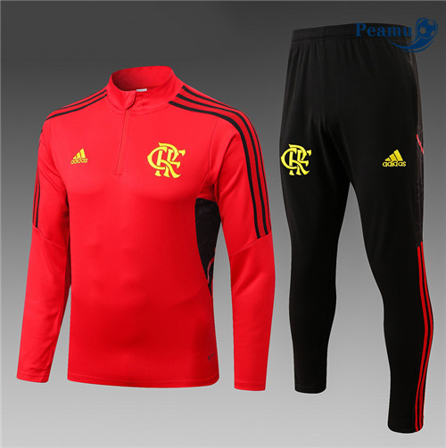 Peamu - Maillot foot Survetement Flamengo Enfant rouge 2022/2023 prix