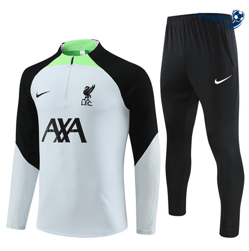 Peamu - Maillot foot Survetement Liverpool Blanc 2022/2023 grossiste