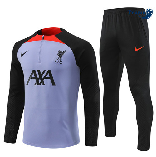 Peamu - Maillot foot Survetement Liverpool Blanc 2022/2023 personnalisé