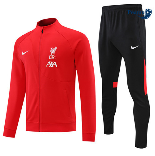 Peamu - Maillot foot Veste Survetement Liverpool rouge 2022/2023 Chinois