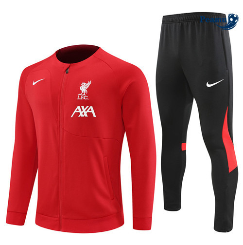 Peamu - Maillot foot Veste Survetement Liverpool rouge 2022/2023 discout