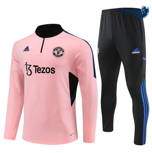 Peamu - Maillot foot Survetement Manchester United rose 2022/2023 prix