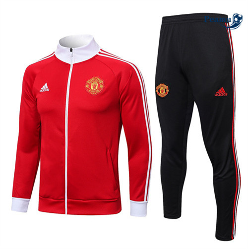 Peamu - Maillot foot Veste Survetement Manchester United rouge 2022/2023 prix