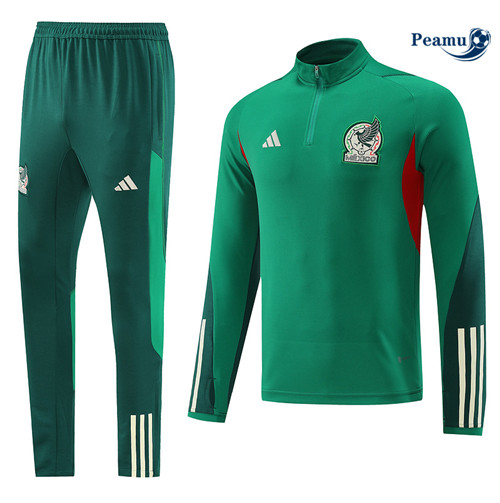 Peamu - Maillot foot Survetement Mexique vert 2022/2023 discout