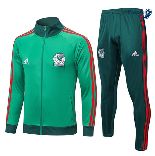 Peamu - Maillot foot Veste Survetement Mexique vert 2022/2023 France