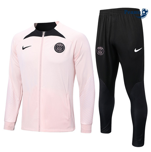 Peamu - Maillot foot Veste Survetement Paris PSG rose 2022/2023 Paris
