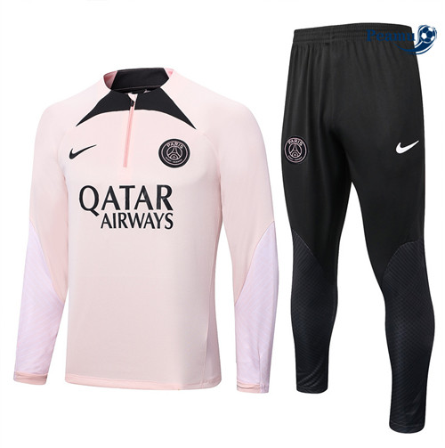 Peamu - Maillot foot Survetement Paris PSG rose 2022/2023 Officiel