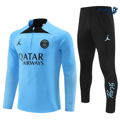 Peamu - Maillot foot Survetement Paris PSG Bleu 2023/2024 Original