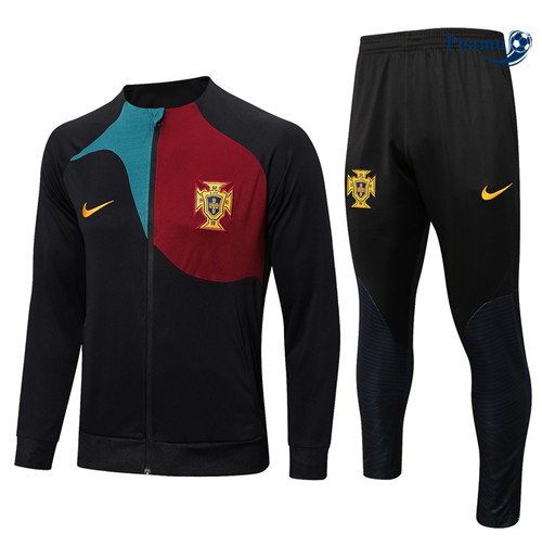 Peamu - Maillot foot Veste Survetement Portugal noir 2022/2023 prix