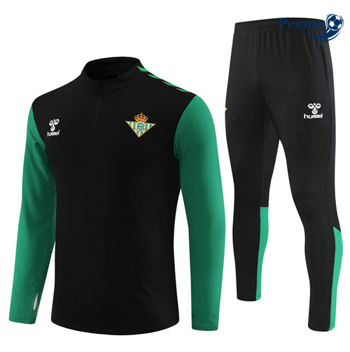 Peamu - Maillot foot Survetement Real Betis Enfant noir 2022/2023 Chinois