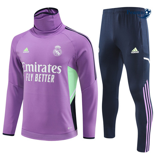 Peamu - Maillot foot Survetement Real Madrid Violet 2022/2023 Original