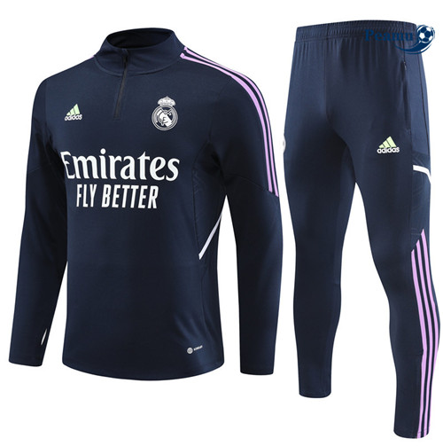 Peamu - Maillot foot Survetement Real Madrid Bleu 2022/2023 prix
