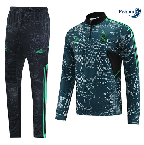 Peamu - Maillot foot Survetement Real Madrid vert 2022/2023 prix