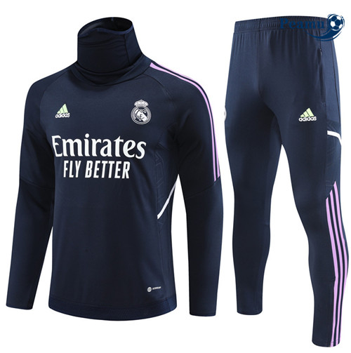 Peamu - Maillot foot Survetement Real Madrid Enfant Bleu 2022/2023 prix