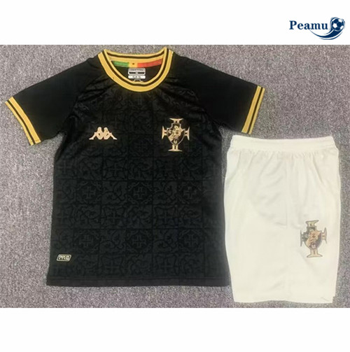 Peamu - Maillot foot Vasco Enfant Domicile Noir 2022/2023 France