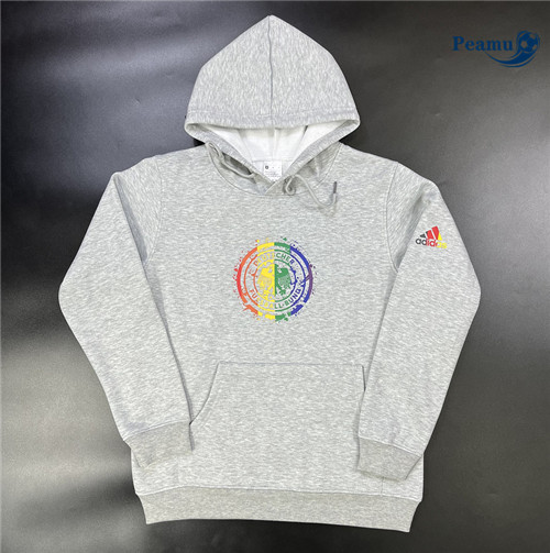 Peamu - Maillot foot Sweatshirt à capuche Allemagne gris 2023/2024 grossiste