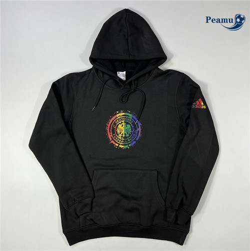 Peamu - Maillot foot Sweatshirt à capuche Allemagne noir 2023/2024 Paris