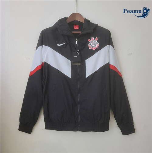 Peamu - Maillot foot Coupe vent Corinthians noir 2022/2023 Original