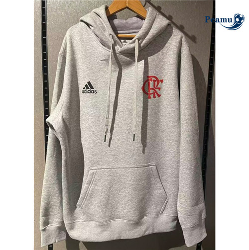 Peamu - Maillot foot Sweatshirt à capuche Flamengo gris 2022/2023 prix