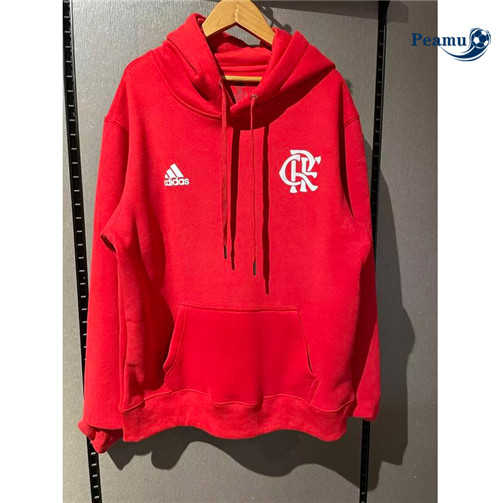 Peamu - Maillot foot Sweatshirt à capuche Flamengo rouge 2022/2023 Chinois