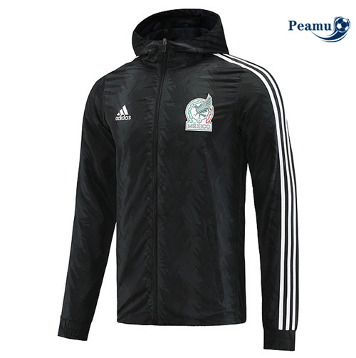Peamu - Maillot foot Coupe vent Mexique noir 2022/2023 Original