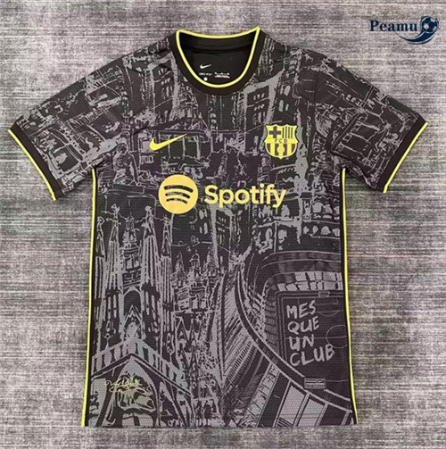 Peamu - Maillot foot Barcelone Noir 2023/2024 France