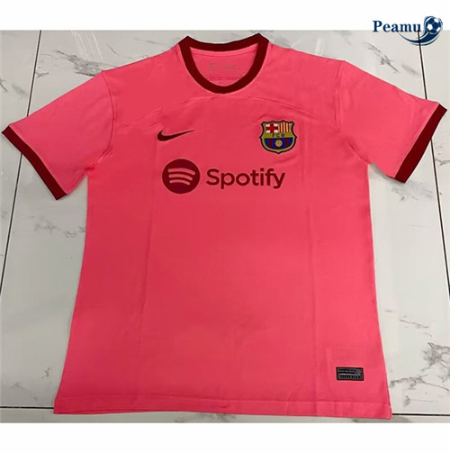Peamu - Maillot foot Barcelone Rose 2023/2024 personnalisé