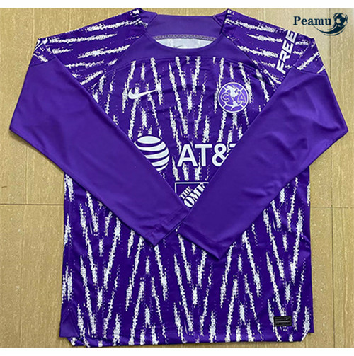 Peamu - Maillot foot Club America Gardien de but Manche Longue Violet 2023/2024 Soldes