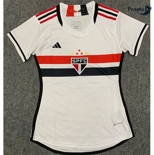 Peamu - Maillot foot Sao Paulo Femme Domicile 2023/2024 Officiel
