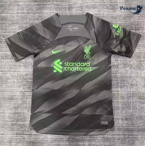 Peamu - Maillot foot Liverpool Gardien de but Gris 2023/2024 Soldes