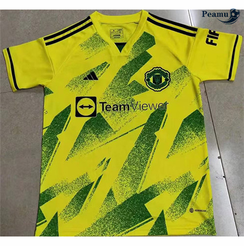 Peamu - Maillot foot Manchester United Édition spéciale Vert 2023/2024 Chinois
