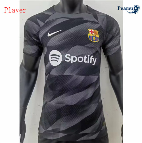 Peamu - Maillot foot Barcelone Player Version Noir 2023/2024 Original