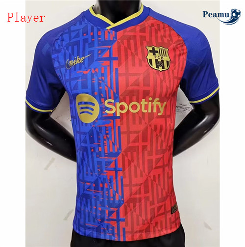 Peamu - Maillot foot Barcelone Player Version Rouge/Bleu 2023/2024 Soldes