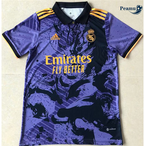 Peamu - Maillot foot Real Madrid Violet 2023/2024 Soldes