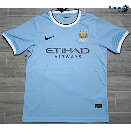 Peamu - Maillot foot Rétro Manchester City Domicile 2013-14 Paris