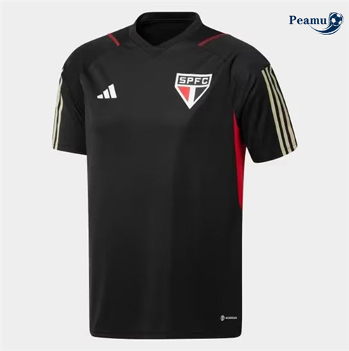 Peamu - Maillot foot Sao Paulo Noir 2023/2024 Outlet