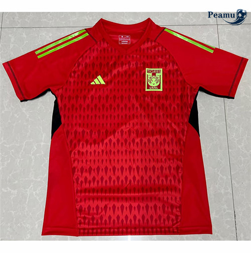 Peamu - Maillot foot Tigres UANL Goalie Rouge 2023/2024 personnalisé