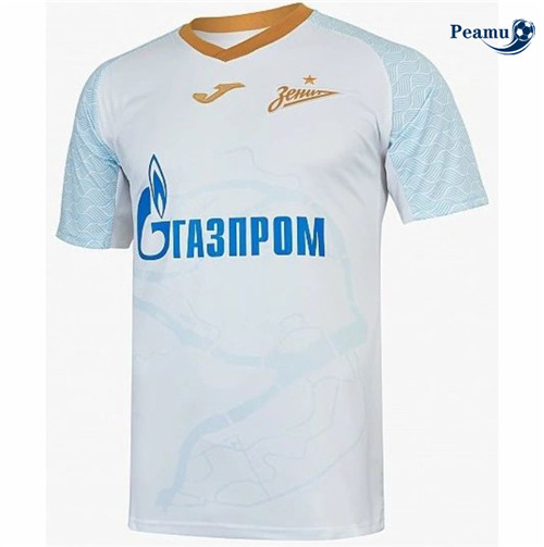 Peamu - Maillot foot Zenit Saint Petersburg Exterieur Blanc 2023/2024 Original