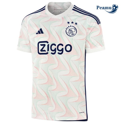 Peamu - Maillot foot Ajax Exterieur Blanc 2023/2024