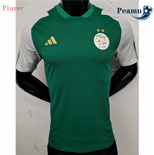 Peamu - Maillot foot Algerie Player Version Vert Blanc 2023/2024