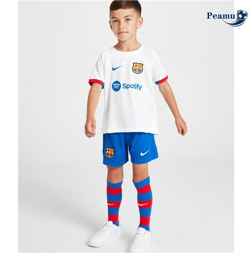 Peamu - Maillot foot Barcelone Enfant Exterieur 2023/2024