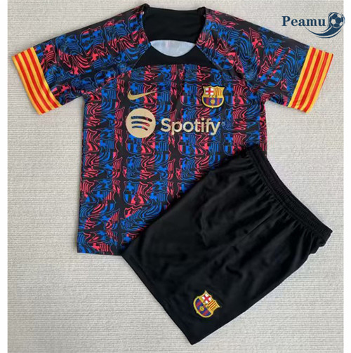 Peamu - Maillot foot Barcelone Enfant Édition spéciale Noir 2023/2024