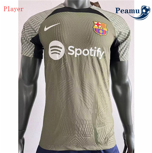 Peamu - Maillot foot Barcelone Player Version Training Vert 2023/2024