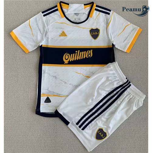 Peamu - Maillot foot Boca Juniors Enfant Blanc 2023/2024